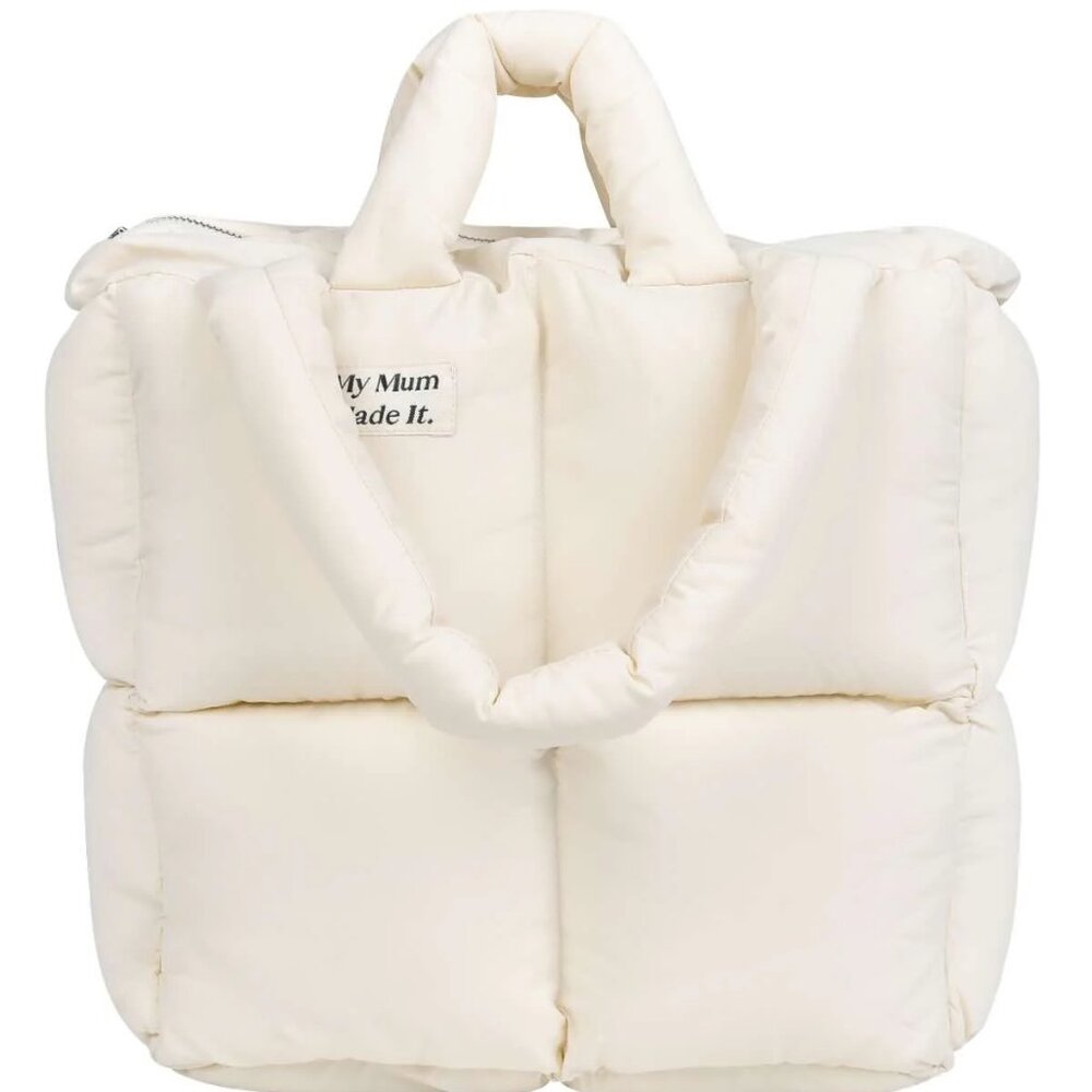My Mum Made It Puffer Tote Bag